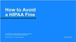 How to Avoid a HIPAA Fine